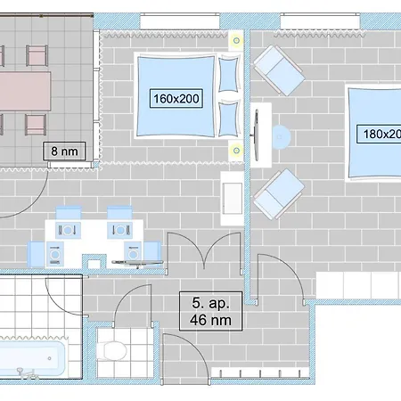 Apartman Tópart I