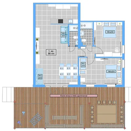 Apartman Tópart I *
